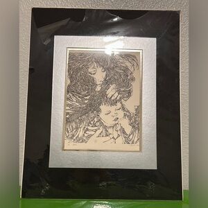 Original Vintage Offset Litho Print Louise Bussiere Signed # 16/150